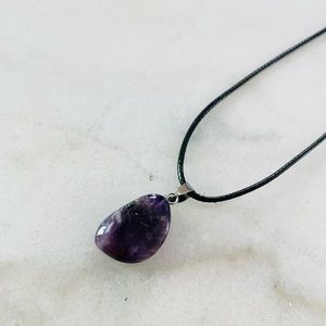 Natural Amethyst GemStone Necklace 🔮